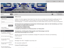 Tablet Screenshot of fisch-spa-shop.com